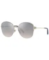 Tiffany & Co Womens Gold Tf3082 Butterfly-frame Metal And Acetate Sunglasses In Pale Gold-tone