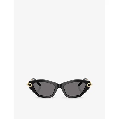 Tiffany & Co Womens Black Tf4231u Cat-eye Acetate Sunglasses