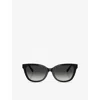 Tiffany & Co Womens Black Tf4237b Cat-eye Acetate Sunglasses