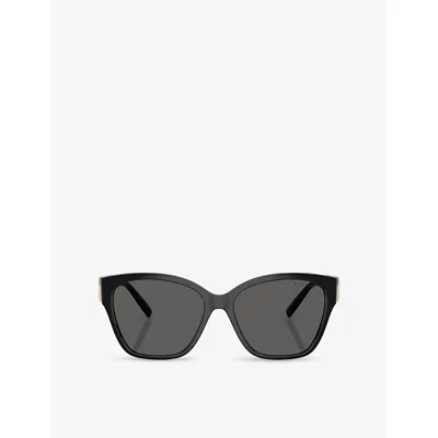 Tiffany & Co Womens  Tf4254u Square-frame Acetate Sunglasses In Black