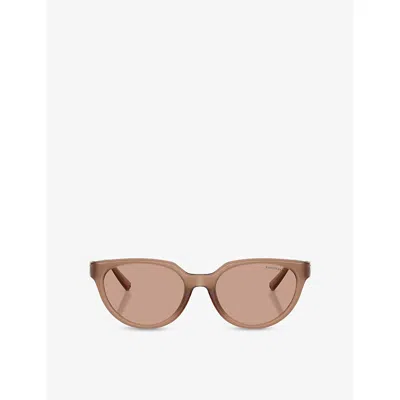 Tiffany & Co Womens Brown Tf4256d Cat-eye Acetate Sunglasses