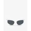 Tiffany & Co Tf4217 Irregular-frame Acetate Sunglasses In White
