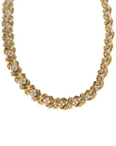 Tiffany & Co . X Collection 8.28 Ct. Tw. Diamond Necklace (authentic Pre-loved) In Transparent