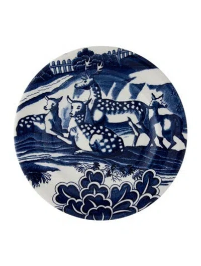 Pre-owned Tiffany & Co X Johnson Brothers Menagerie Plate In Blue