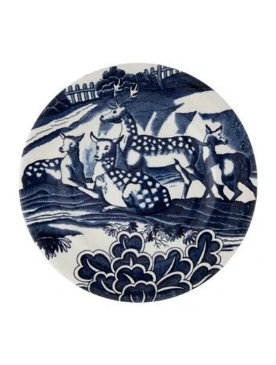 Pre-owned Tiffany & Co X Johnson Brothers Menagerie Plate In Blue