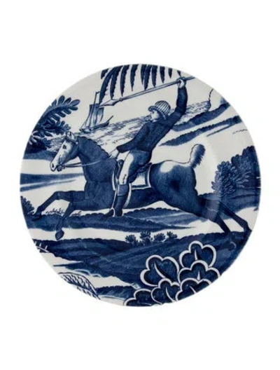 Pre-owned Tiffany & Co X Johnson Brothers Menagerie Plate In Blue