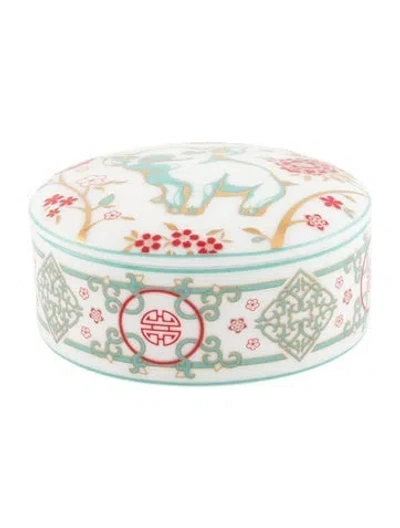 Pre-owned Tiffany & Co Year Of The Pig Trinket Box In Multi