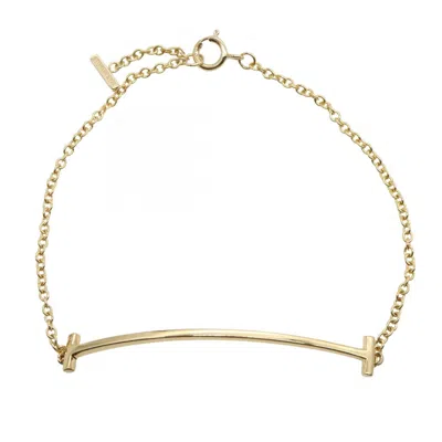 Pre-owned Tiffany & Co Yellow (18k) Charm Bracelet () In Gold