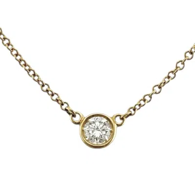 Pre-owned Tiffany & Co Yellow (18k) Necklace () In Gold