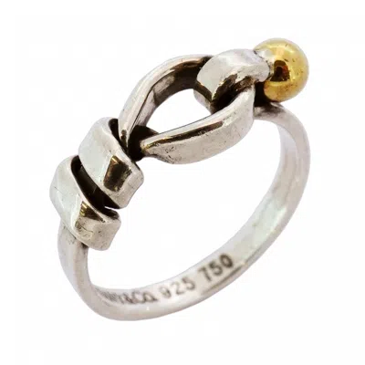 Pre-owned Tiffany & Co Yellow Gold (18k) 925 Band Ring () In Multi