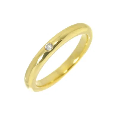Pre-owned Tiffany & Co Yellow Gold (18k) Band Ring () In Multi