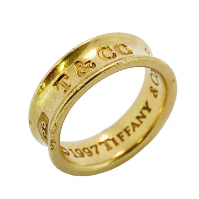 Pre-owned Tiffany & Co Yellow Gold (18k) Band Ring () In Multi