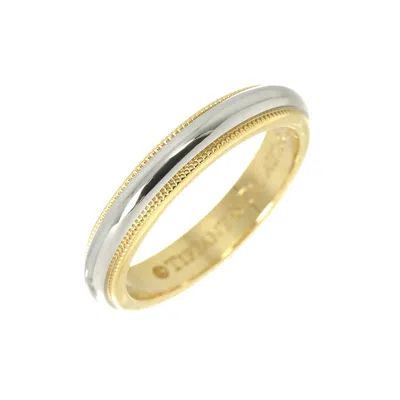 Pre-owned Tiffany & Co Yellow Gold (18k) Band Ring () In Multi