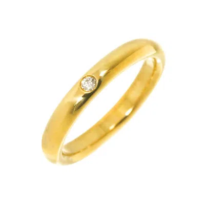 Pre-owned Tiffany & Co Yellow Gold (18k) Band Ring () In Multi