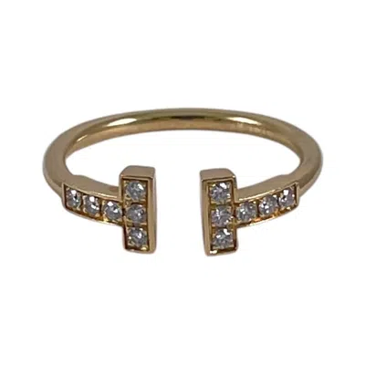 Pre-owned Tiffany & Co Yellow Gold (18k) Band Ring () In Multi