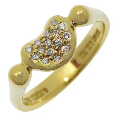 Pre-owned Tiffany & Co Yellow Gold (18k) Band Ring () In Multi