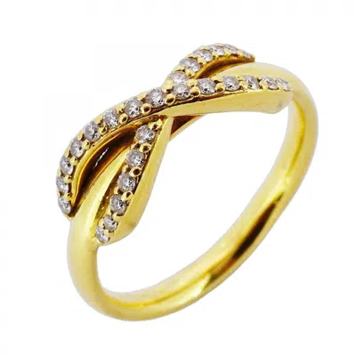 Pre-owned Tiffany & Co Yellow Gold (18k) Band Ring () In Multi