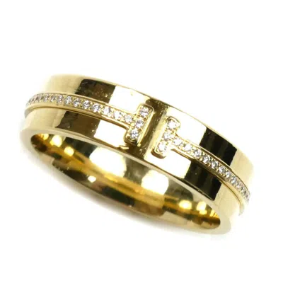 Pre-owned Tiffany & Co Yellow Gold (18k) Band Ring () In Multi