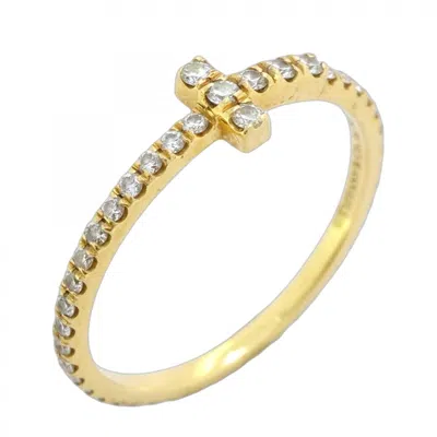 Pre-owned Tiffany & Co Yellow Gold (18k) Band Ring () In Multi
