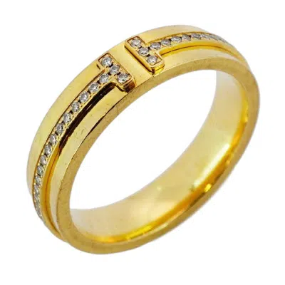 Pre-owned Tiffany & Co Yellow Gold (18k) Band Ring () In Multi