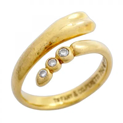 Pre-owned Tiffany & Co Yellow Gold (18k) Band Ring () In Multi
