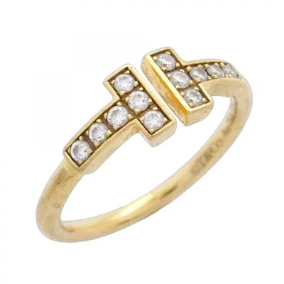 Pre-owned Tiffany & Co Yellow Gold (18k) Band Ring () In Multi