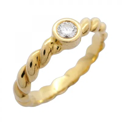Pre-owned Tiffany & Co Yellow Gold (18k) Band Ring () In Multi