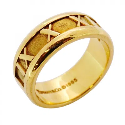 Pre-owned Tiffany & Co Yellow Gold (18k) Band Ring () In Multi