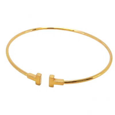 Pre-owned Tiffany & Co Yellow Gold (18k) Bangle () In Multi
