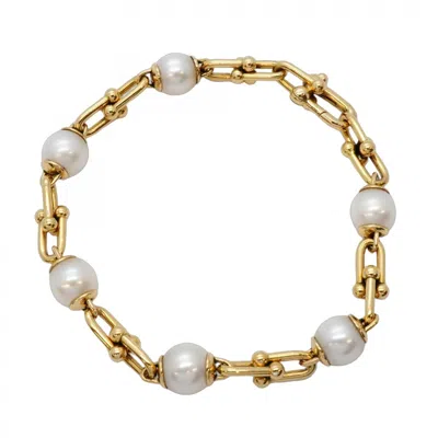 Pre-owned Tiffany & Co Yellow Gold (18k) Charm Bracelet () In Multi