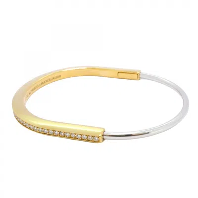 Pre-owned Tiffany & Co Yellow Gold (18k) Gold (18k) Bangle () In Multi