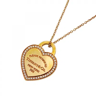 Pre-owned Tiffany & Co Yellow Gold (18k) Necklace () In Multi