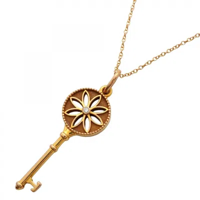 Pre-owned Tiffany & Co Yellow Gold (18k) Necklace () In Multi