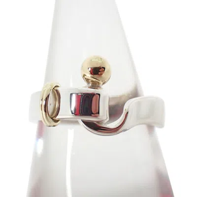 Pre-owned Tiffany & Co Yellow Gold (18k) Sterling 925 Band Ring () In Multi