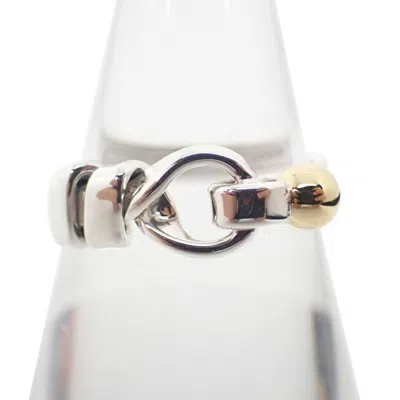 Pre-owned Tiffany & Co Yellow Gold (18k) Sterling 925 Band Ring () In Multi