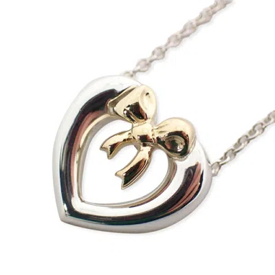 Pre-owned Tiffany & Co Yellow Gold (18k) Sterling 925 Necklace () In Multi
