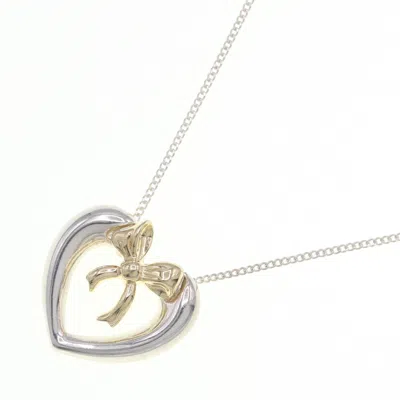 Pre-owned Tiffany & Co Yellow Gold (18k) Sterling 925 Necklace () In Multi