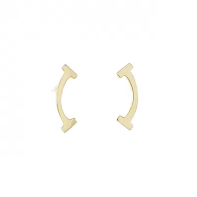 Pre-owned Tiffany & Co Yellow Gold (18k) Stud Earrings () In Multi