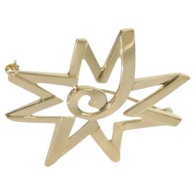 Pre-owned Tiffany & Co . Yellow Gold Vintage Paloma Picasso Star Brooch