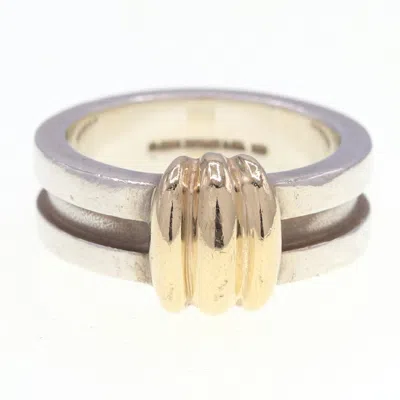 Pre-owned Tiffany & Co Yellow Gold Yellow Gold (18k) Sterling 925 Band Ring () In Multi