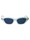 Tiffany & Co Zaffiro Tenue Frosted Acetate Sunglasses In Brown