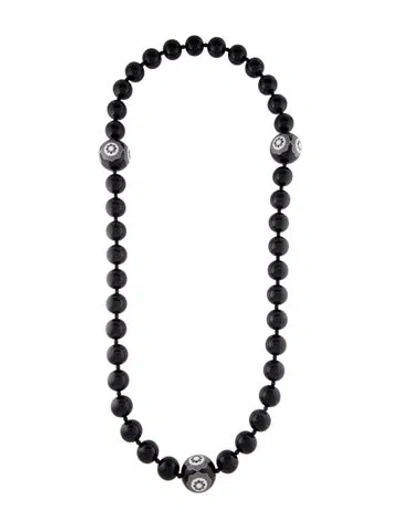 Pre-owned Tiffany & Co Zellige Resin Bead Necklace, 34" In Multi