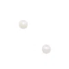 Tiffany & Co . Ziegfeld Sterling Silver Pearl Stud Earrings In Silver