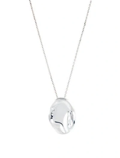 Pre-owned Tiffany & Co Zodiac Cancer Pendant Necklace, 27.75" In Multi