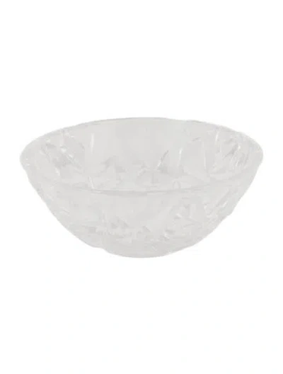 Pre-owned Tiffany & Co .crystal Bowl In Transparent