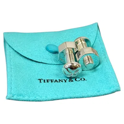 Pre-owned Tiffany & Co Mpany Sterling Nut And Bolt Cufflinks In Multiple
