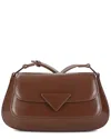 Tiffany & Fred Paris Calfskin Leather Shoulder Bag