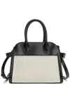 Tiffany & Fred Paris Canvas & Leather Satchel