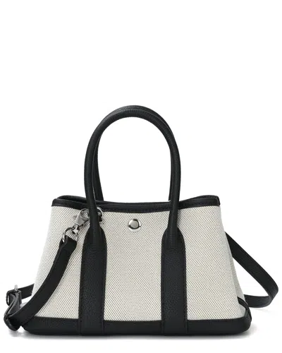 Tiffany & Fred Paris Canvas & Leather Satchel