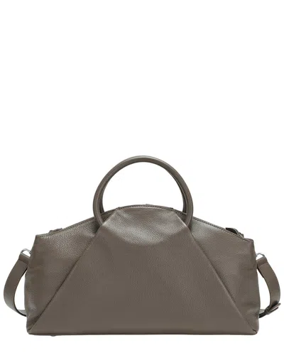 Tiffany & Fred Paris Tiffany And Fred Paris Contemporary Leather Top Handle Tote In Gray